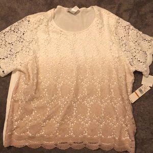 Lace Alfred dunner shirt!